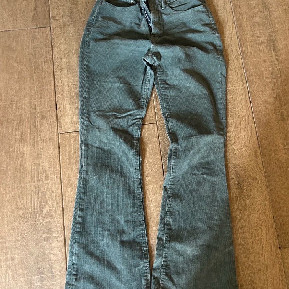 Lucky Brand High Rise Corduroy Stevie Flare